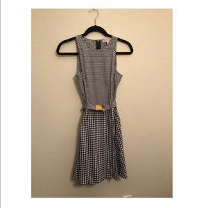 Michael Kors Check Dress with Belt